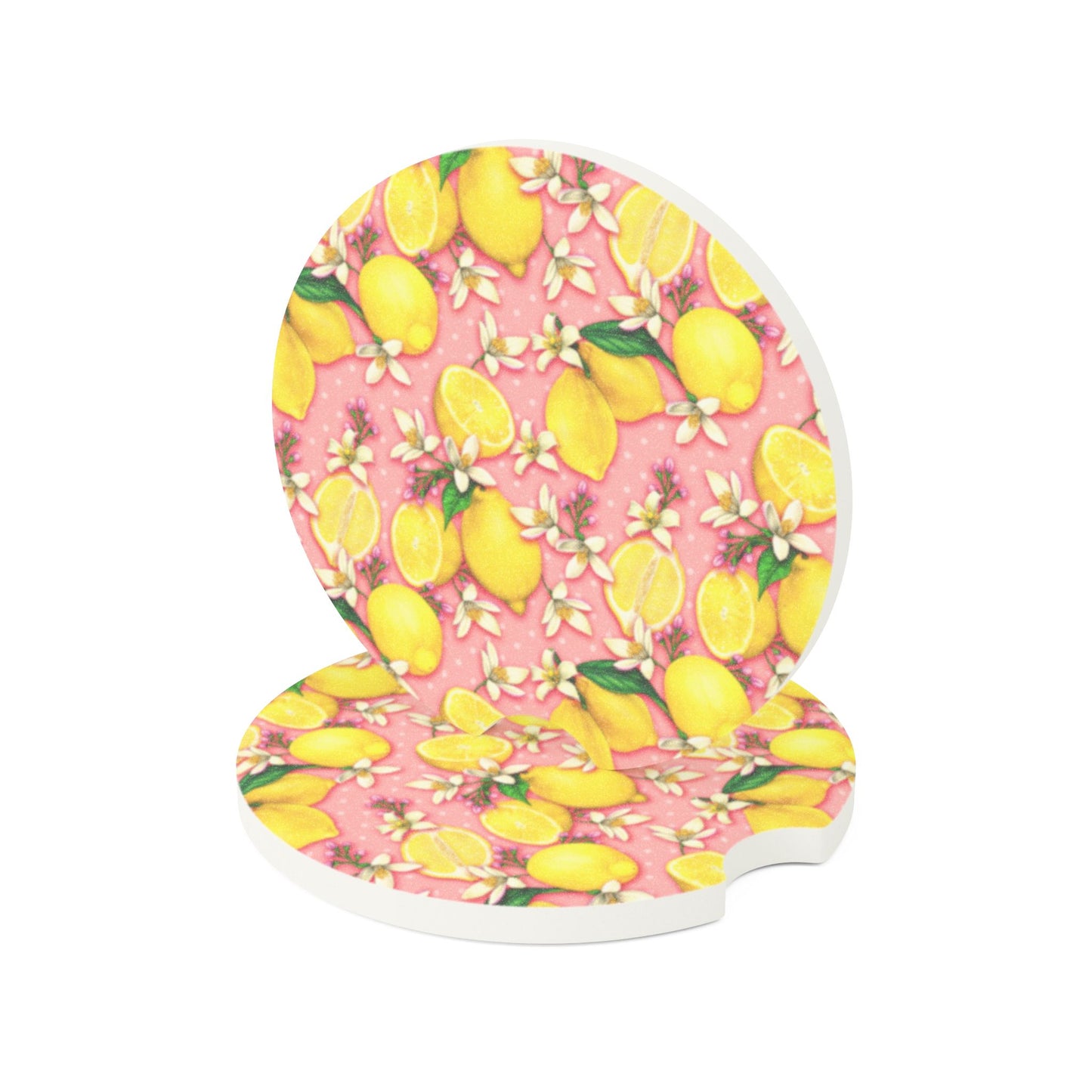 Lemon car coasters
