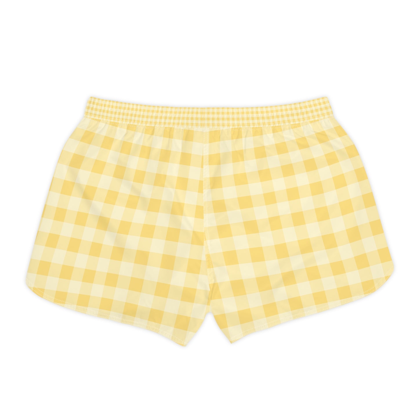 Orange checker shorts