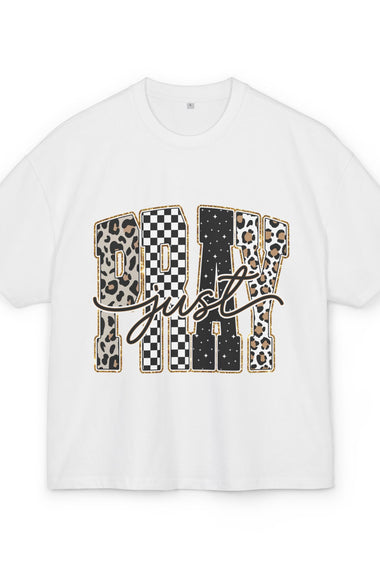 Just pray oversized tee