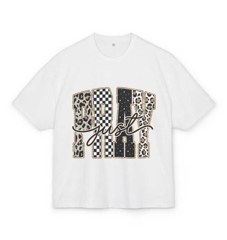 Just pray oversized tee