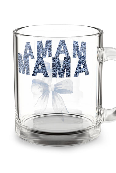 “Mama” glass mug