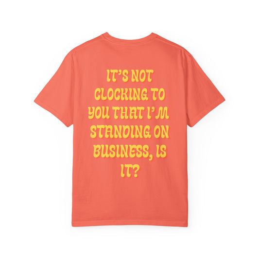 standing on business tee