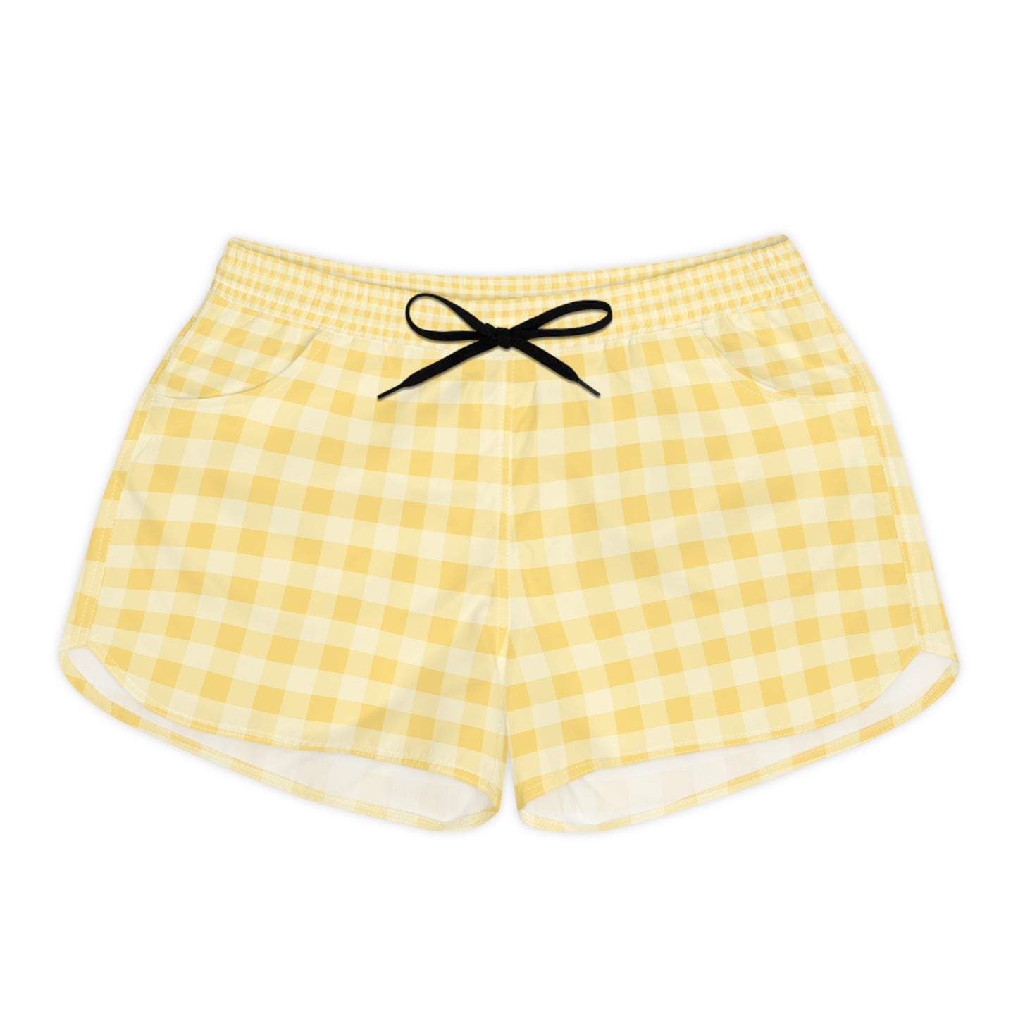 Orange checker shorts