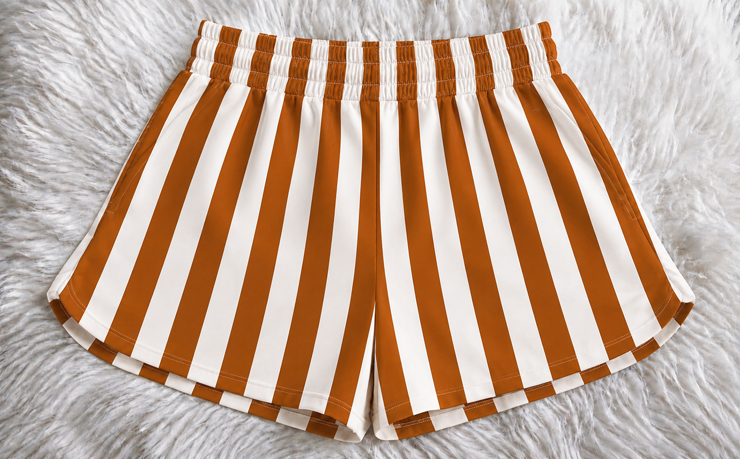 Brown 🤎 stripe custom shorts (preorder)